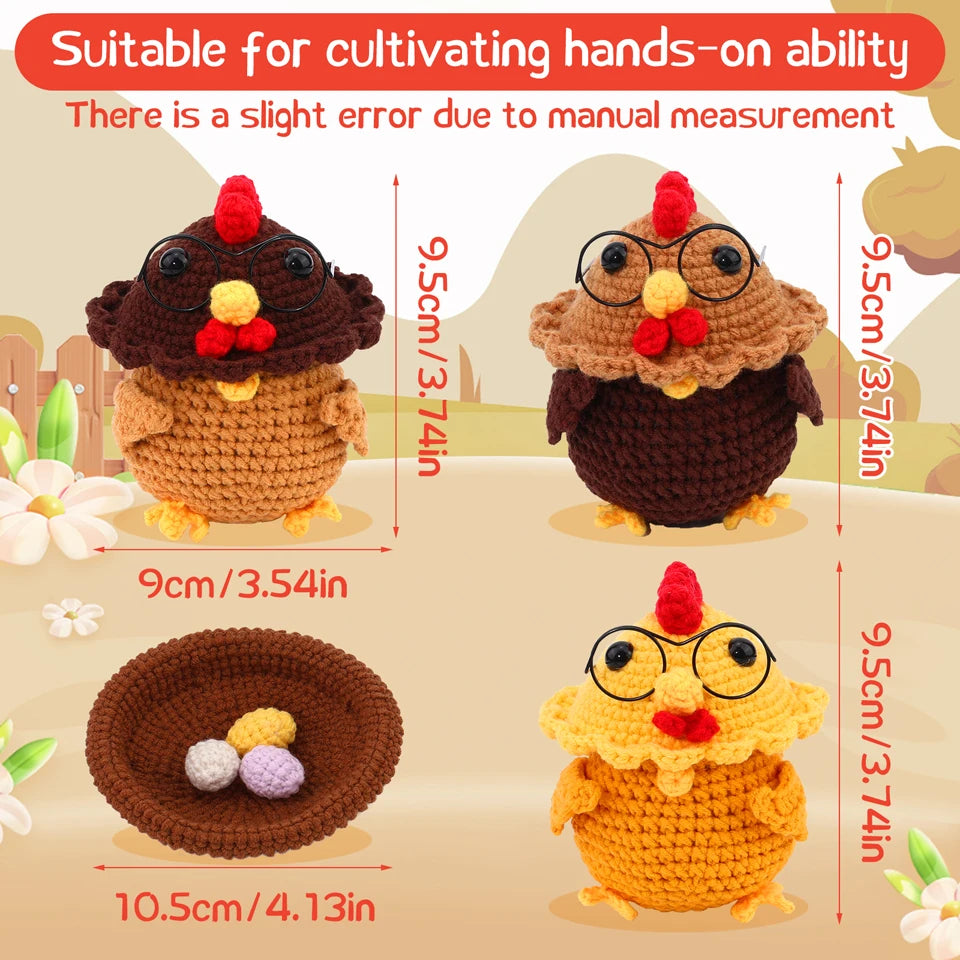 KRABALL Crochet Animal Kit for Beginners