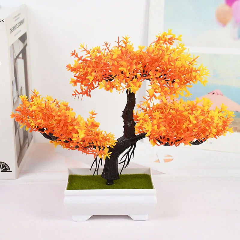 Artificial Bonsai Tree in Pot for Home Decor