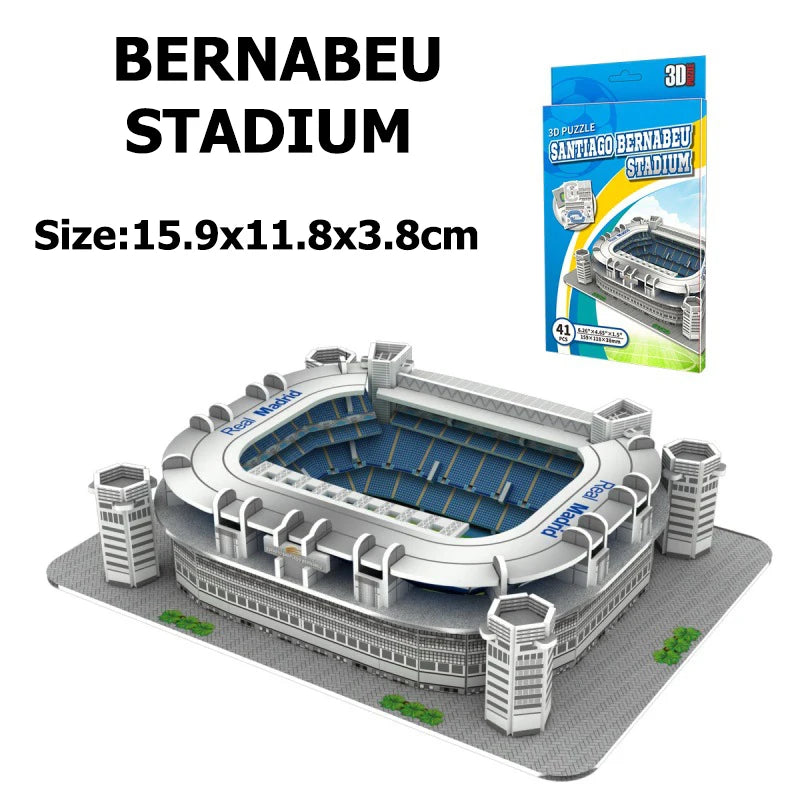 3D DIY Mini Football Stadium Puzzle