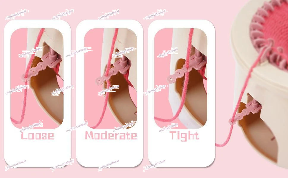 32-Needle Knitting Machine for DIY Hats, Scarves, Socks