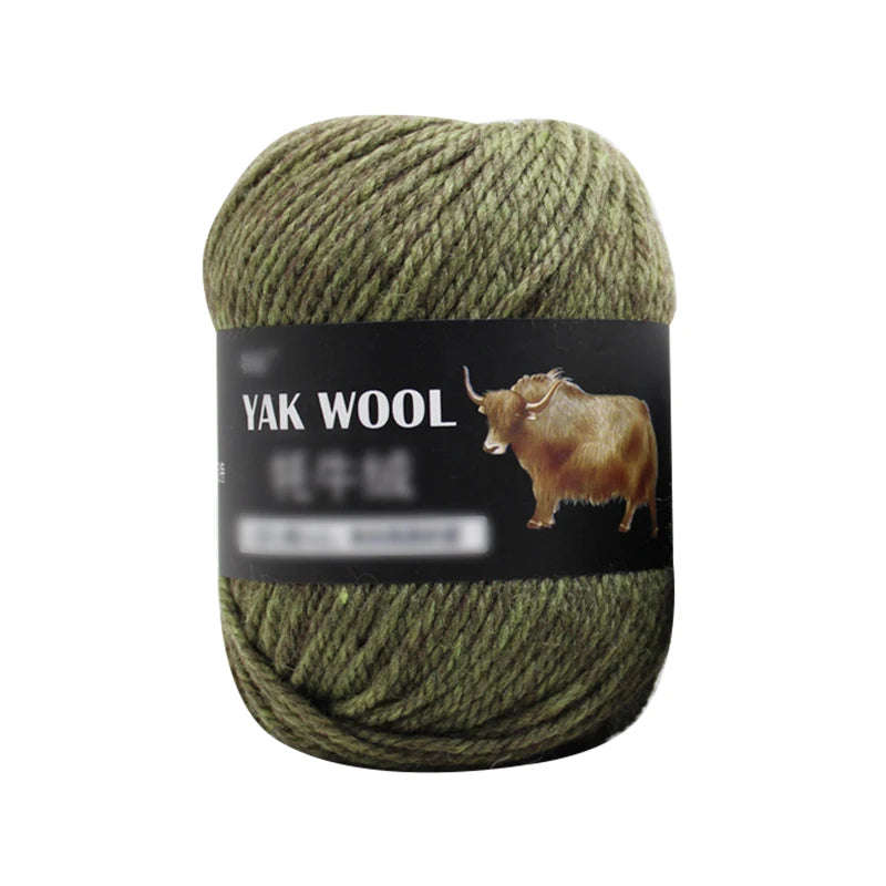 Yak Wool 3-Strand Yarn – Medium-Weight Yarn for Sweaters, Coats & Accessories