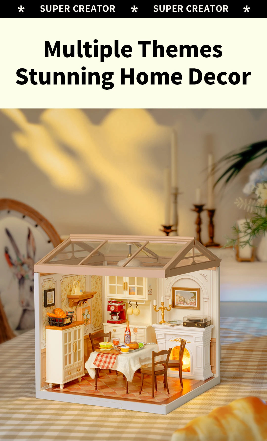 Robotime DIY Miniature Dollhouse – Supply Store Kit