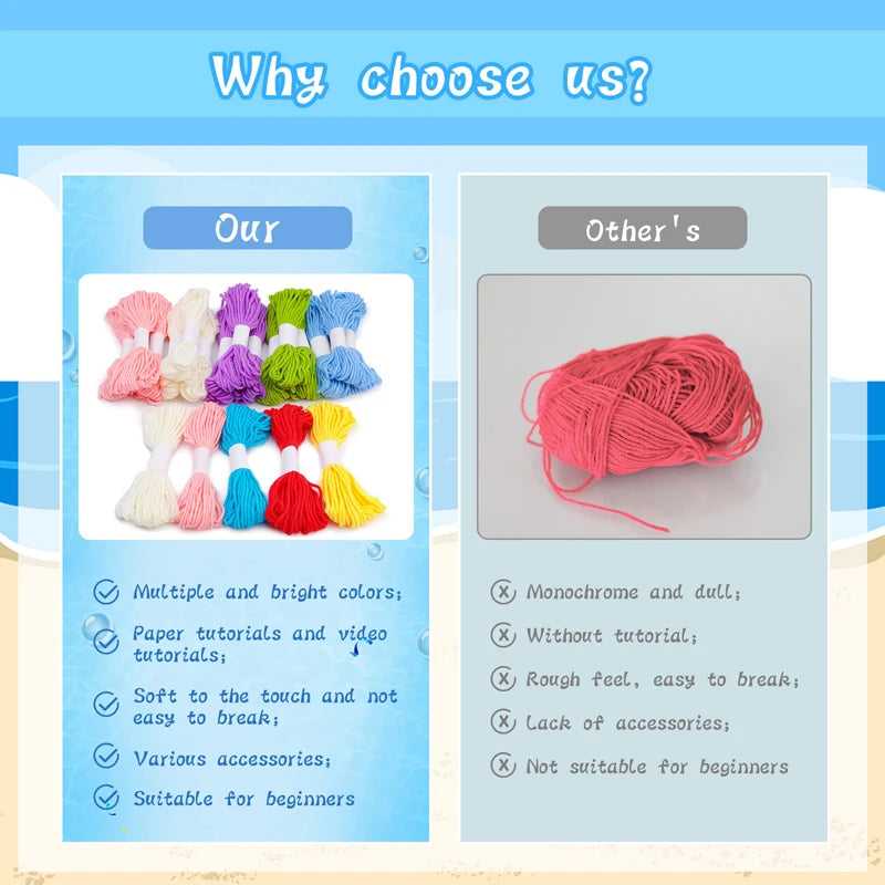 KRABALL Penguin Crochet Kit – Beginner Set with Video Tutorial