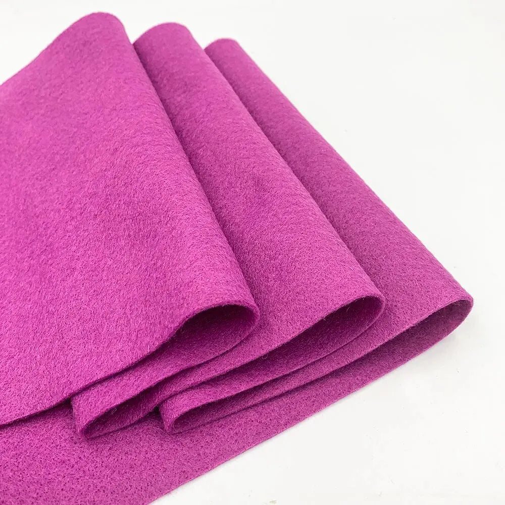 1.4mm Thick Soft Felt Fabric for DIY Crafts and Sewing