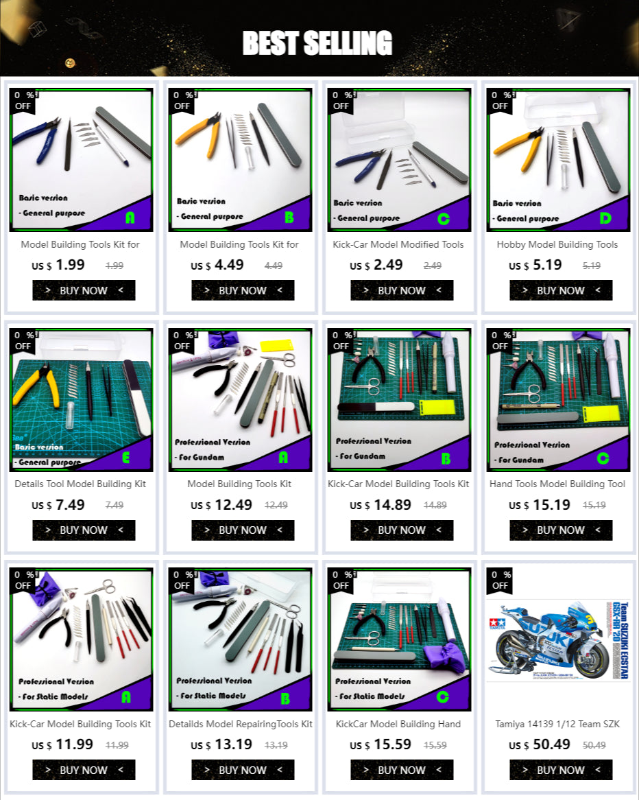 Model Building Tools Kit for Tamiya Gundam Model Car Toys Hobby Craft Pliers Cutting Mat Airplane Assemble Repairing Fixing set