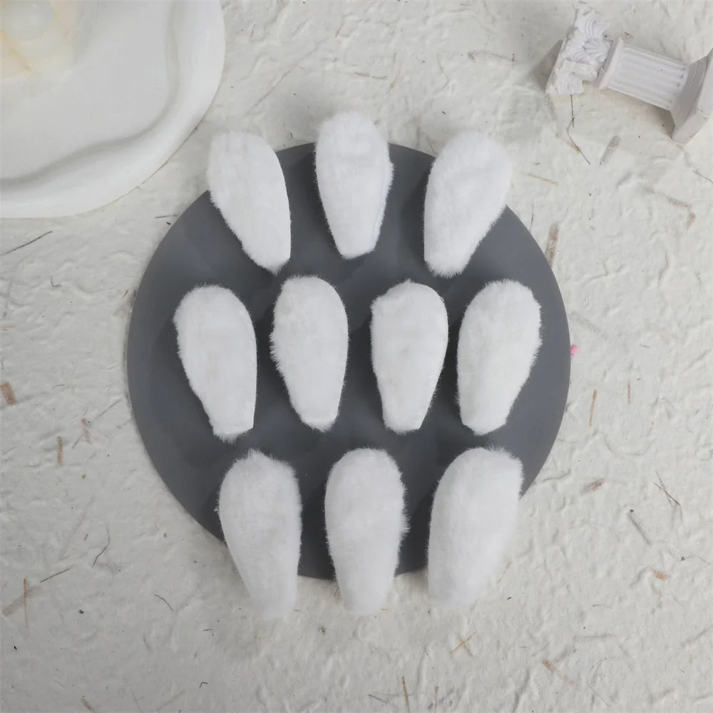 10pcs Plaid Lace Strips for DIY Sewing and Decor