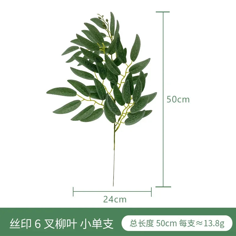 Artificial Eucalyptus Leaves for Floral Arrangements and Decor