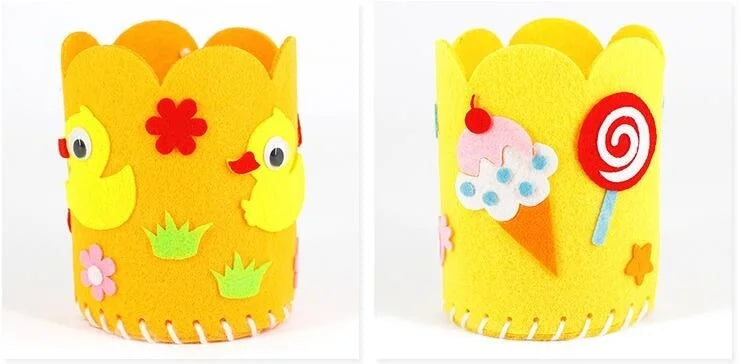4PCS DIY Pencil Holder Craft Kit for Kids