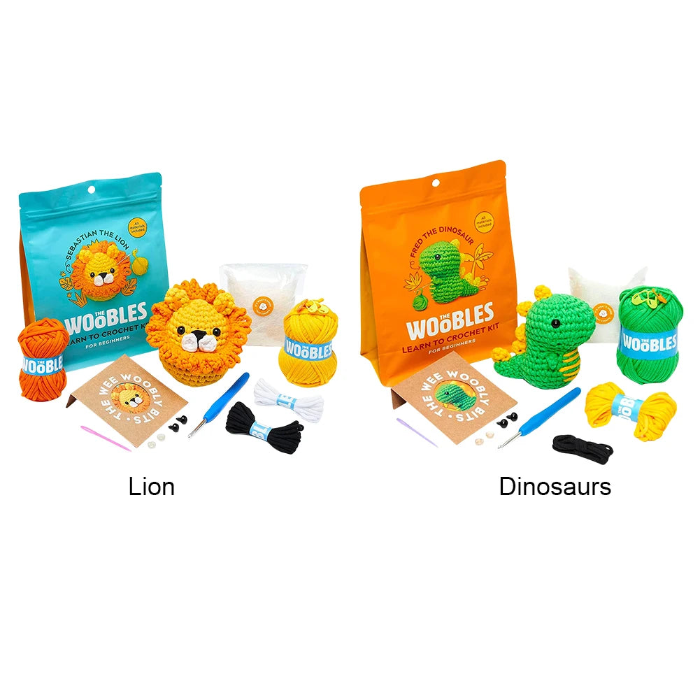 Kids Beginner Crochet Animal Kit