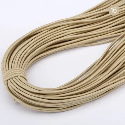 2mm Colorful Round Elastic Cord for DIY Sewing 5m