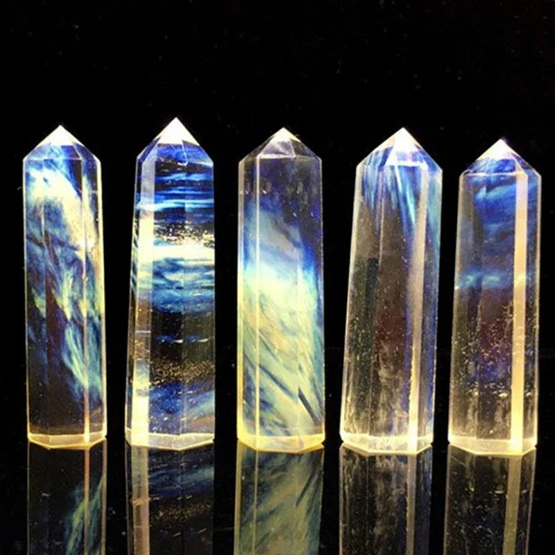 Crystal Stone Point Wands for Decor and Witchcraft