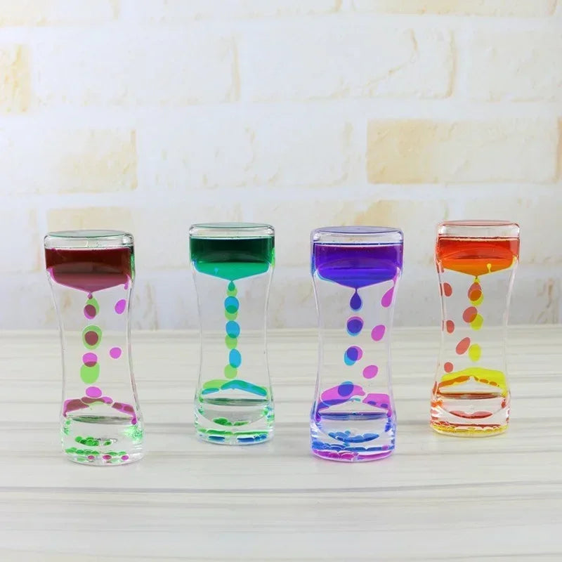 Liquid Motion Bubbler – Sensory Hourglass Toy for Stress Relief & Décor