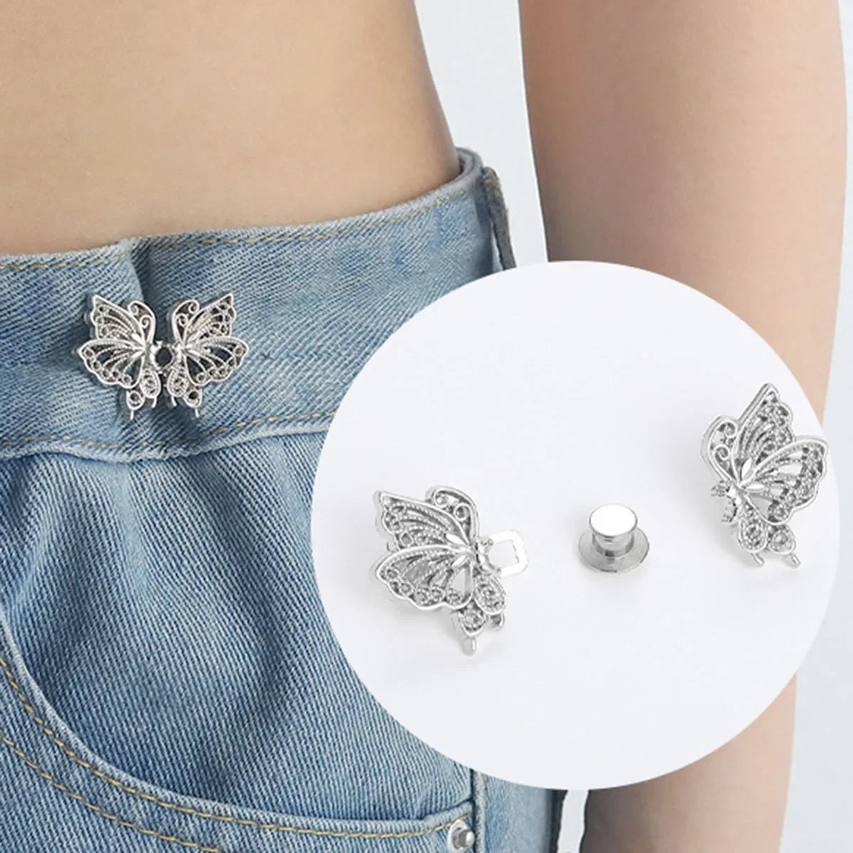 Adjustable Waist Buckle Button for Jeans
