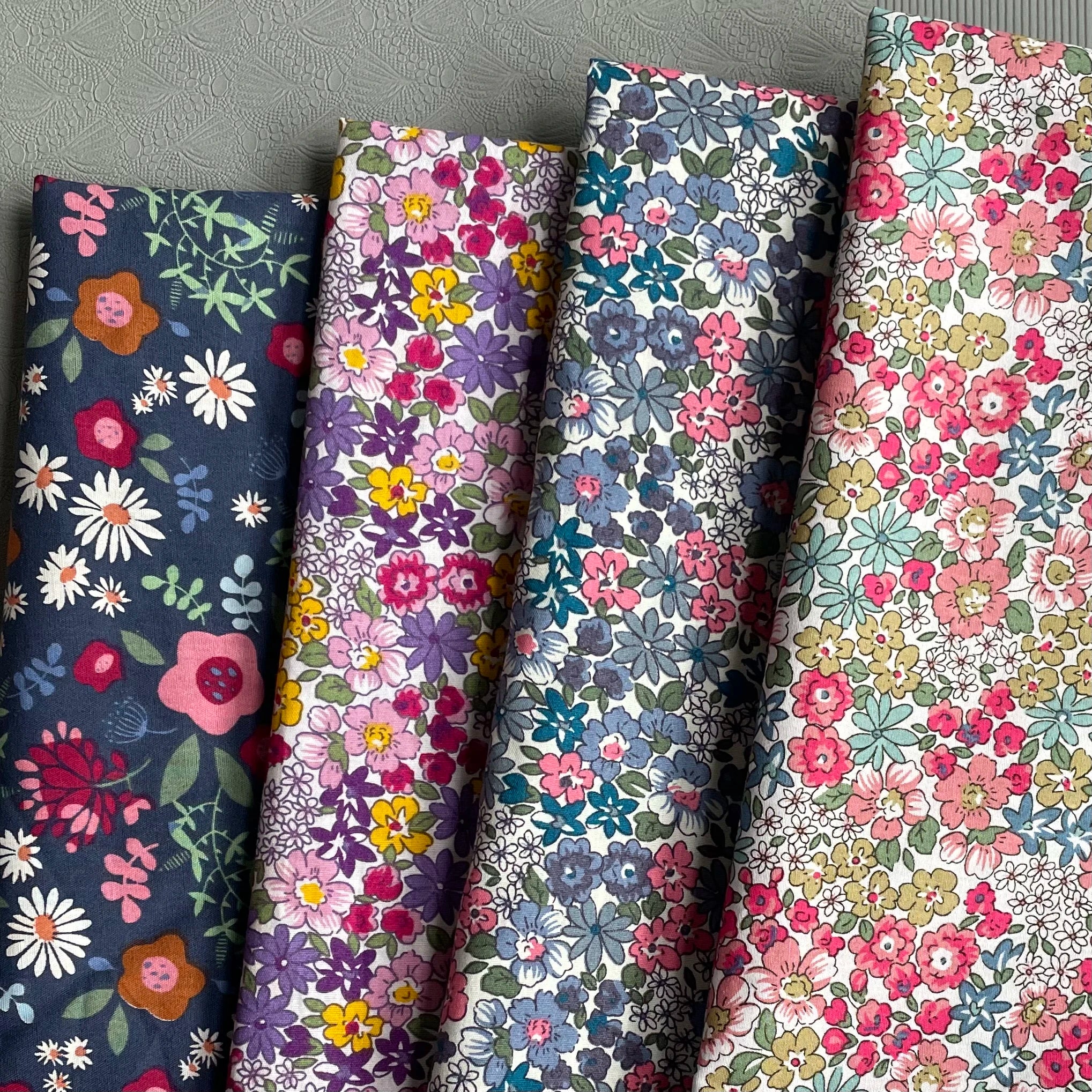 145x50cm Floral 100% Cotton Digital Print Fabric for Sewing