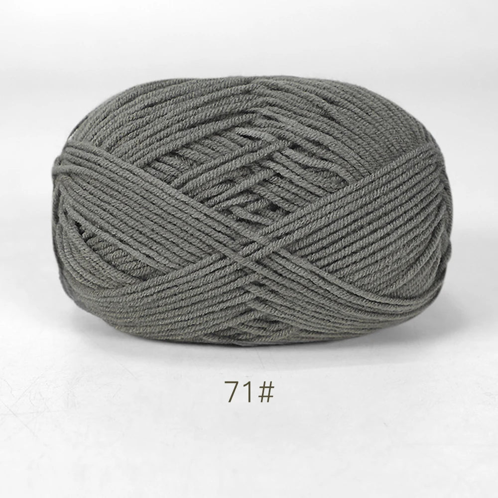 50g Soft Milk Cotton Yarn – Hand Knitting & Crochet Thread