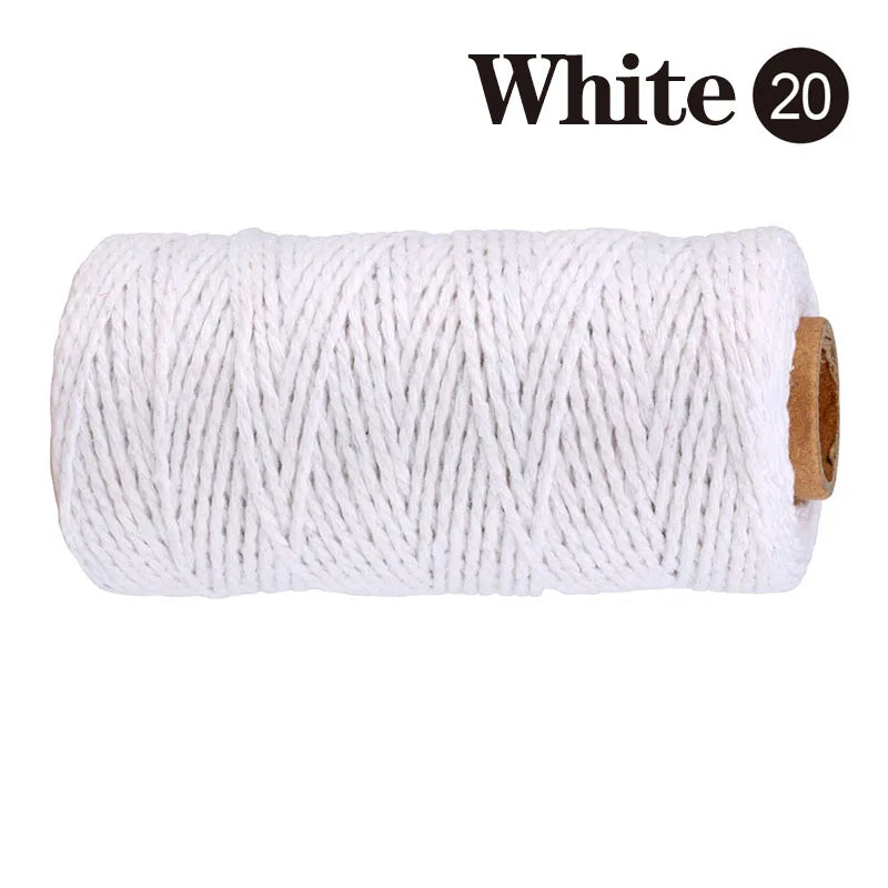2mm Cotton Macrame Cord – 100M DIY Craft Rope