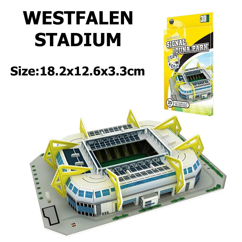 3D DIY Mini Football Stadium Puzzle