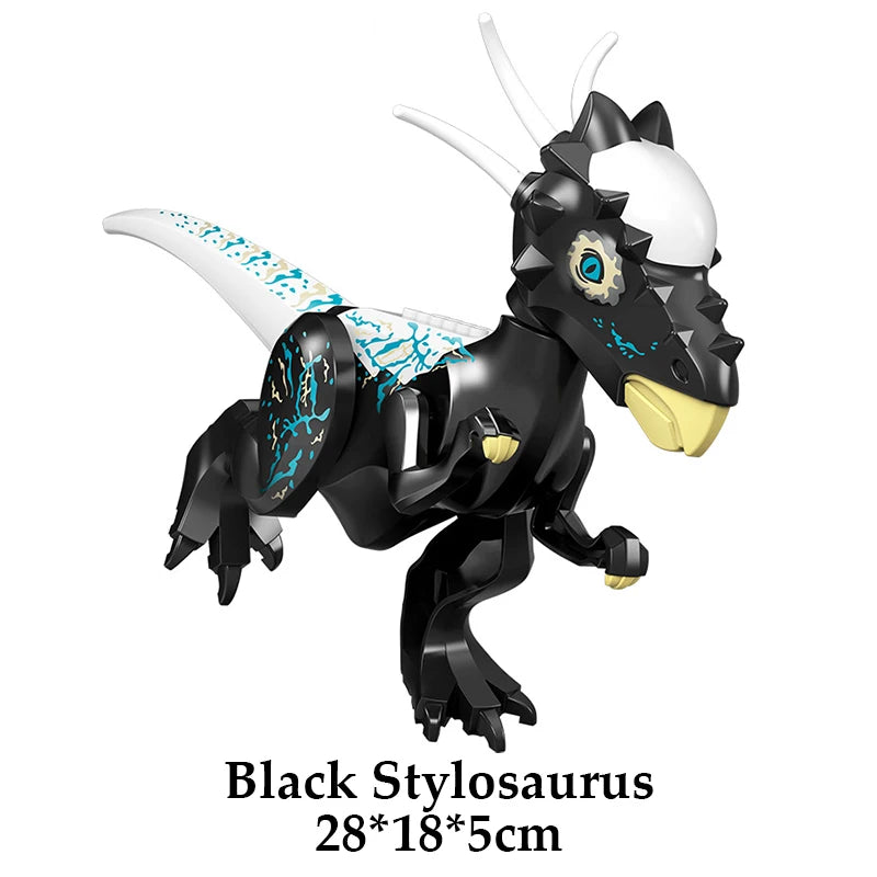 Jurassic Dinosaur Building Blocks – T-Rex, Raptor, Triceratops Models