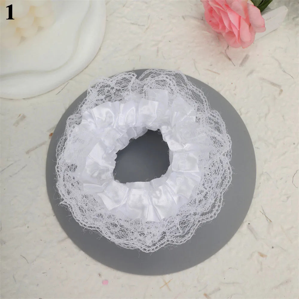 10pcs Plaid Lace Strips for DIY Sewing and Decor