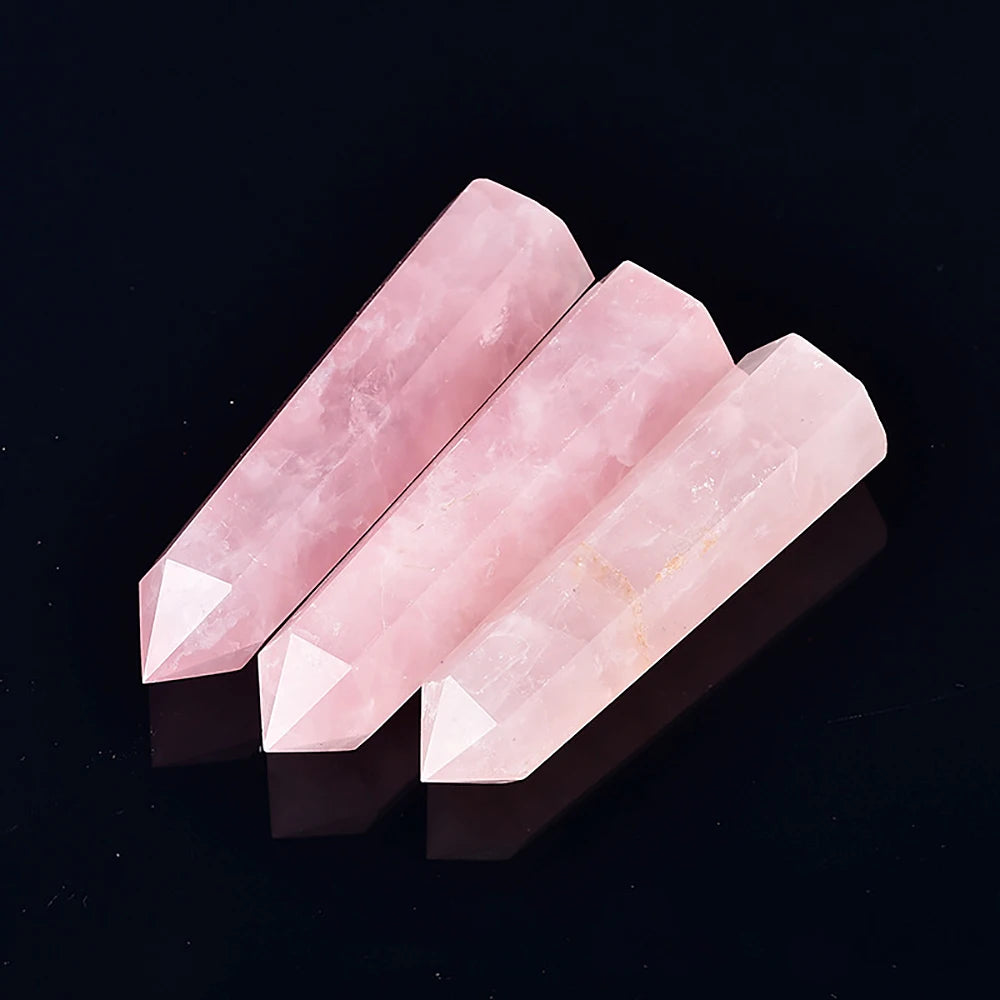 Crystal Stone Point Wands for Decor and Witchcraft