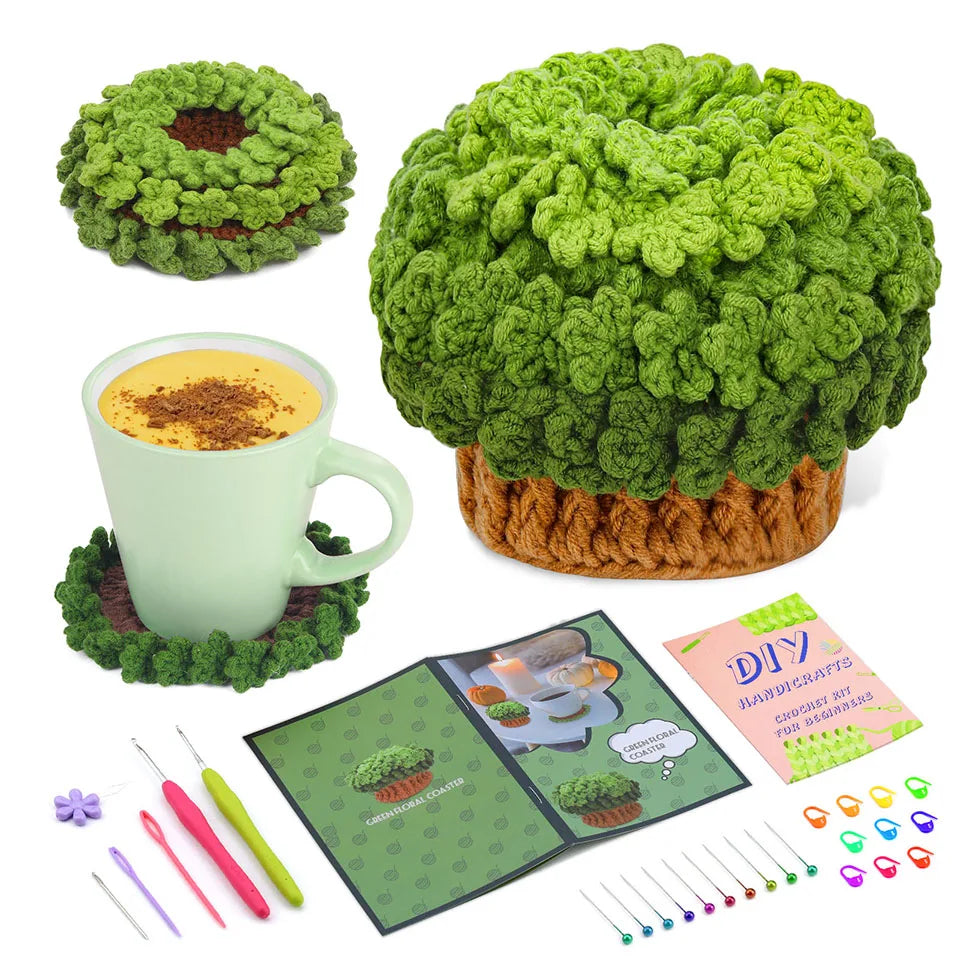 KRABALL Crochet Coaster DIY Kit