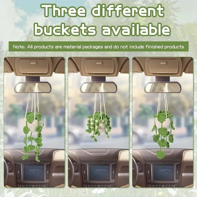 KRABALL Crochet Plant Hanger Kit – Beginner Set with Video Tutorial