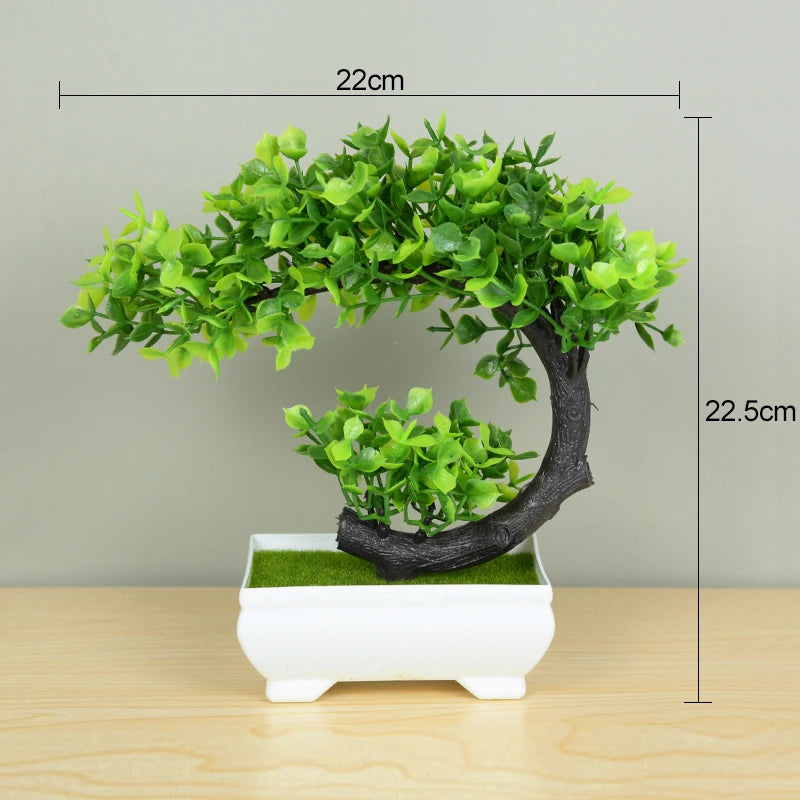 Artificial Bonsai Tree in Pot for Home Decor