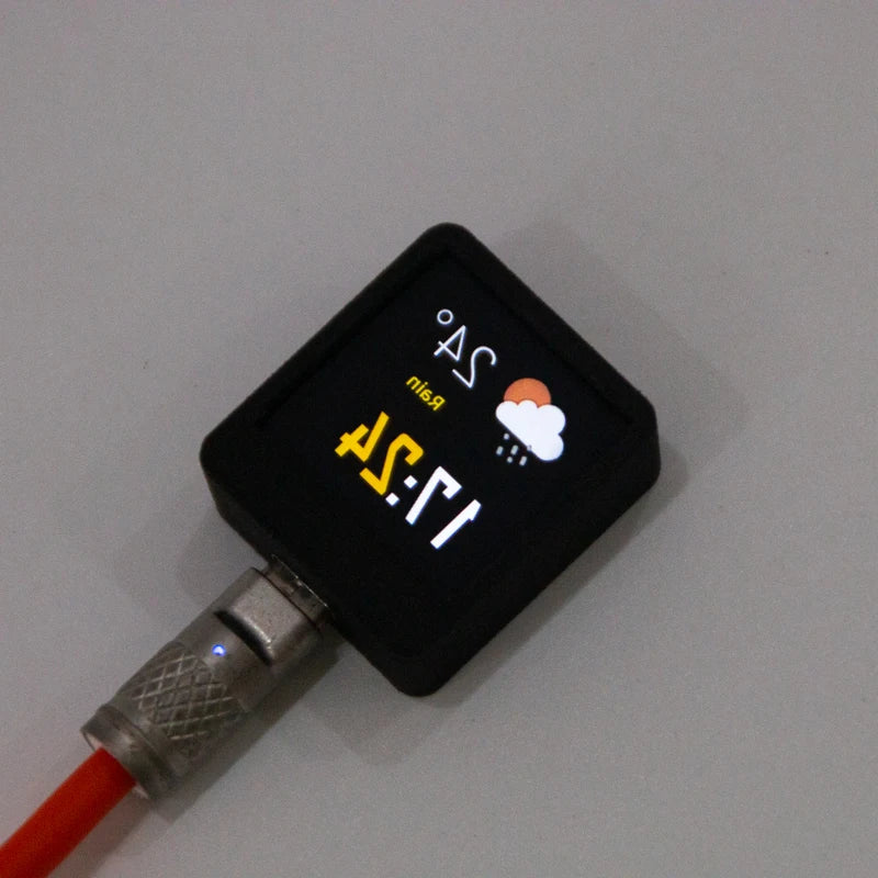 Geek Magic GIFTV Holographic Weather Clock with Image Album