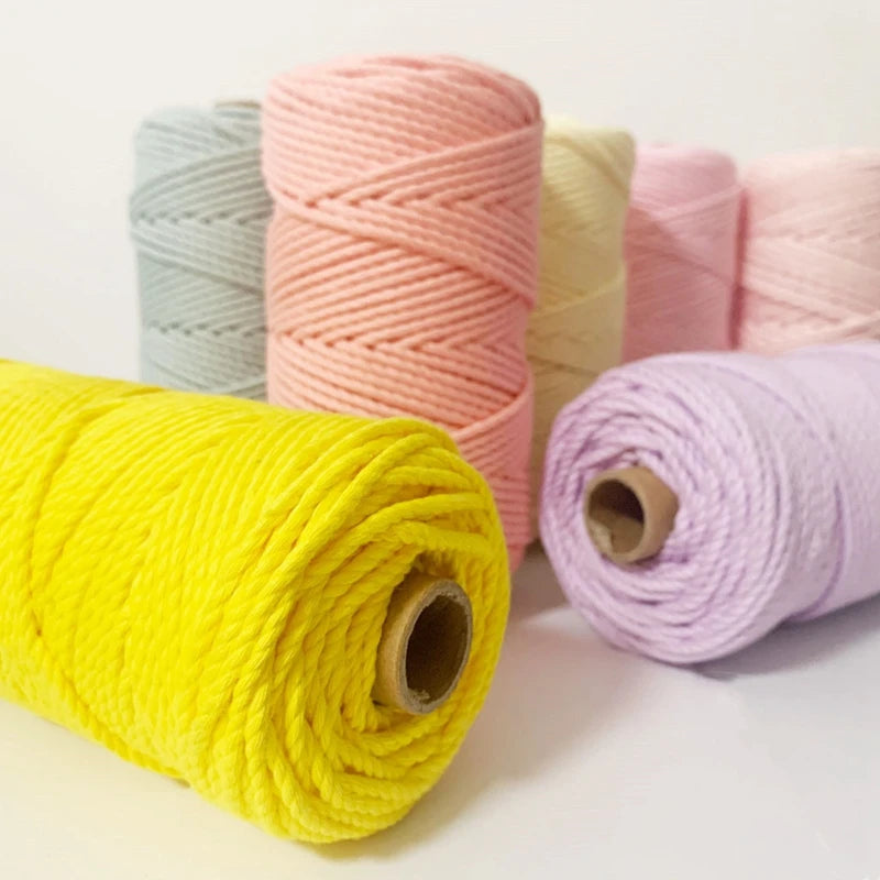 2mm Cotton Macrame Cord – 100M DIY Craft Rope