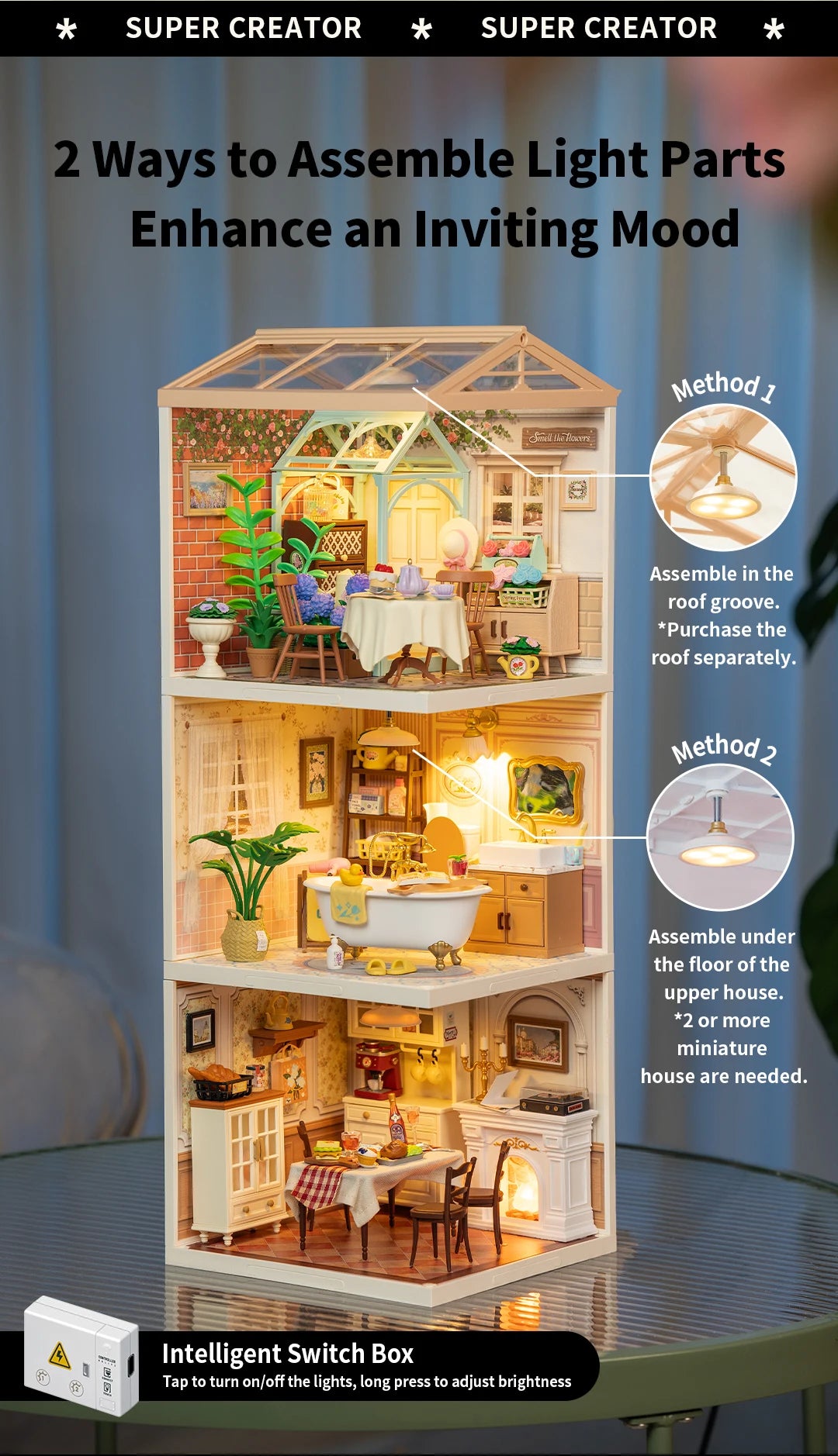 Robotime DIY Miniature Dollhouse – Supply Store Kit