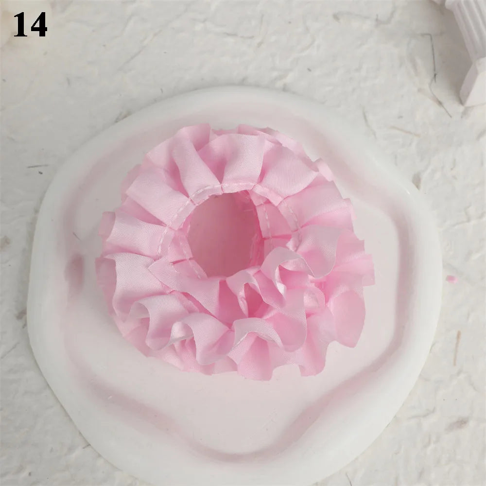 10pcs Plaid Lace Strips for DIY Sewing and Decor