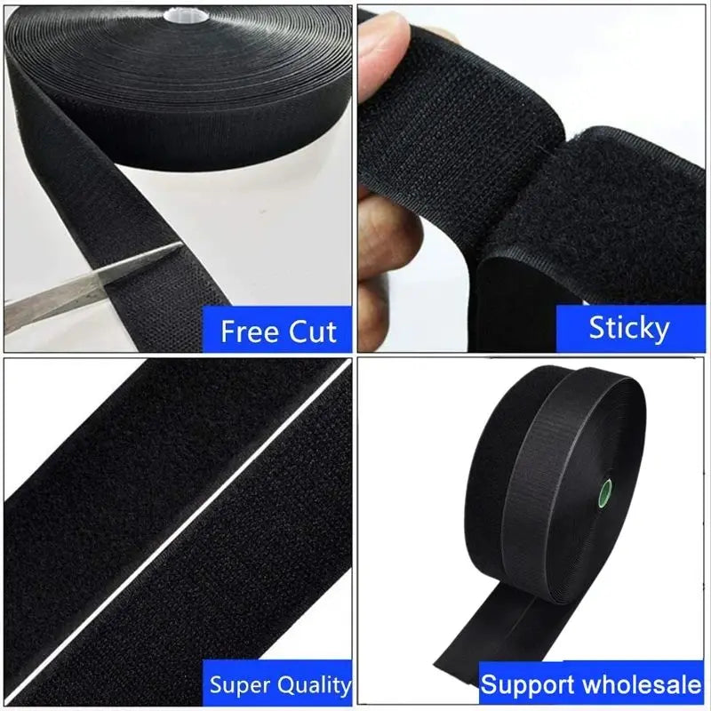 10M Hook and Loop Fastener Tape Roll Set