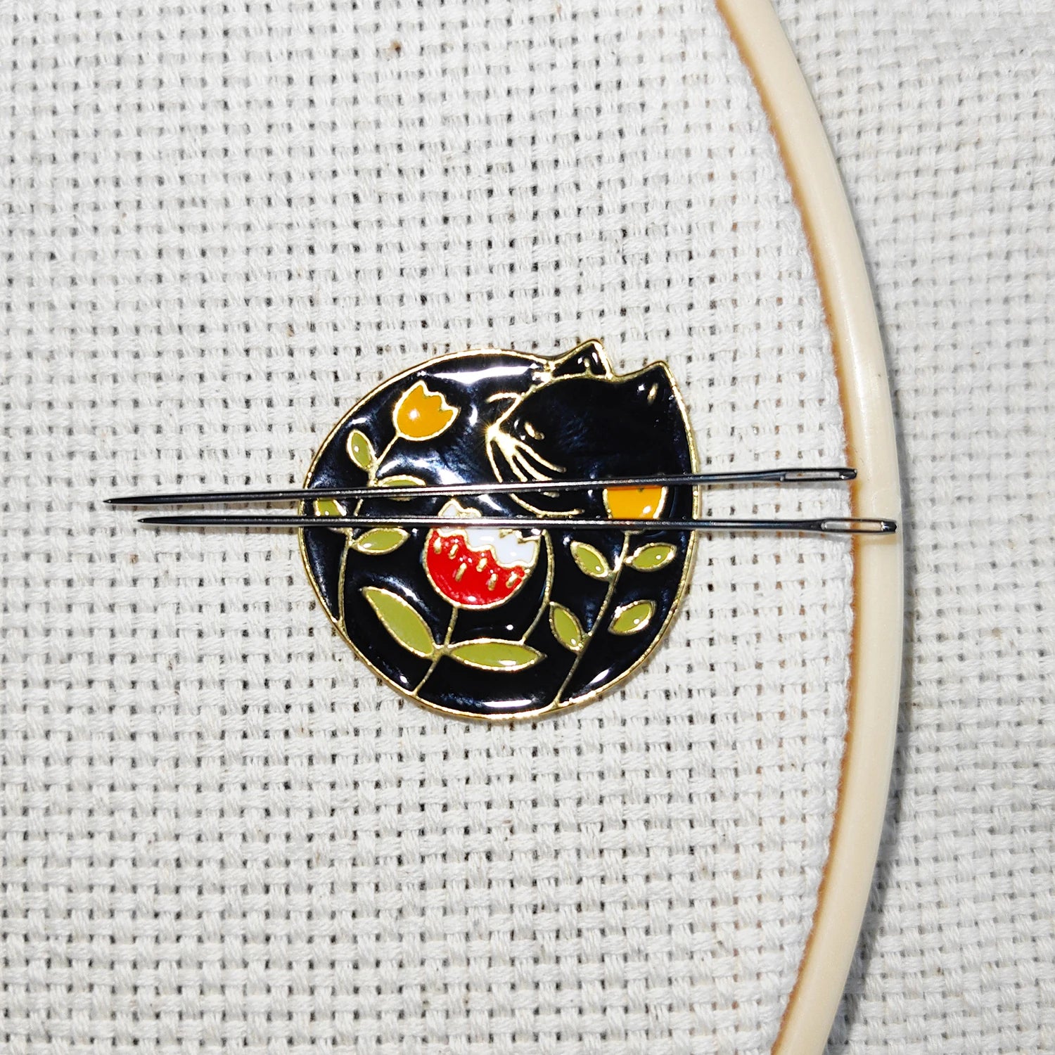 Magnetic Needle Minder Flower Leaf Holder