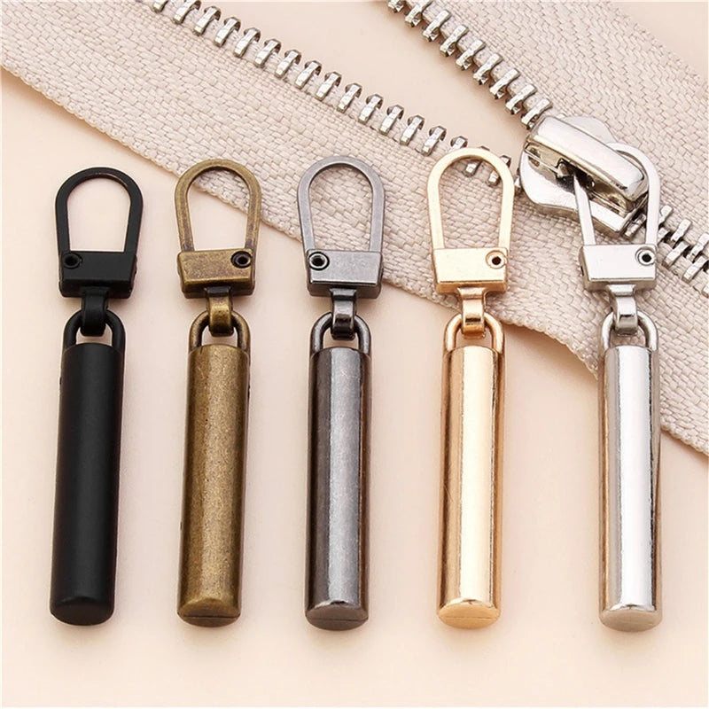 5pcs Detachable Metal Zipper Pull Tabs for Repair