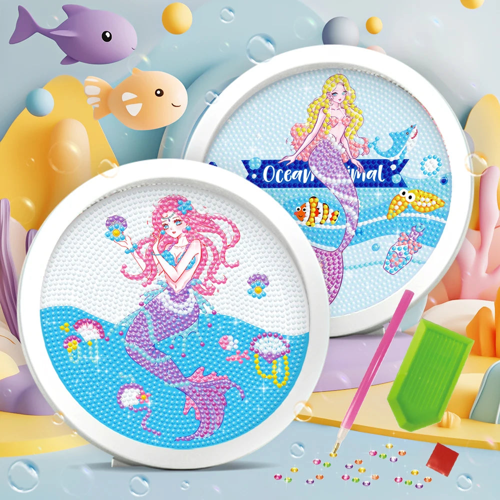 DIY Diamond Painting Unicorn Mermaid Kit