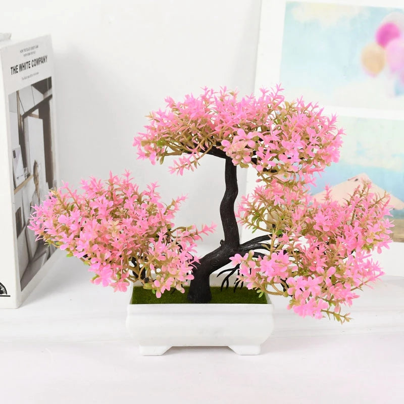 Artificial Bonsai Tree in Pot for Home Decor