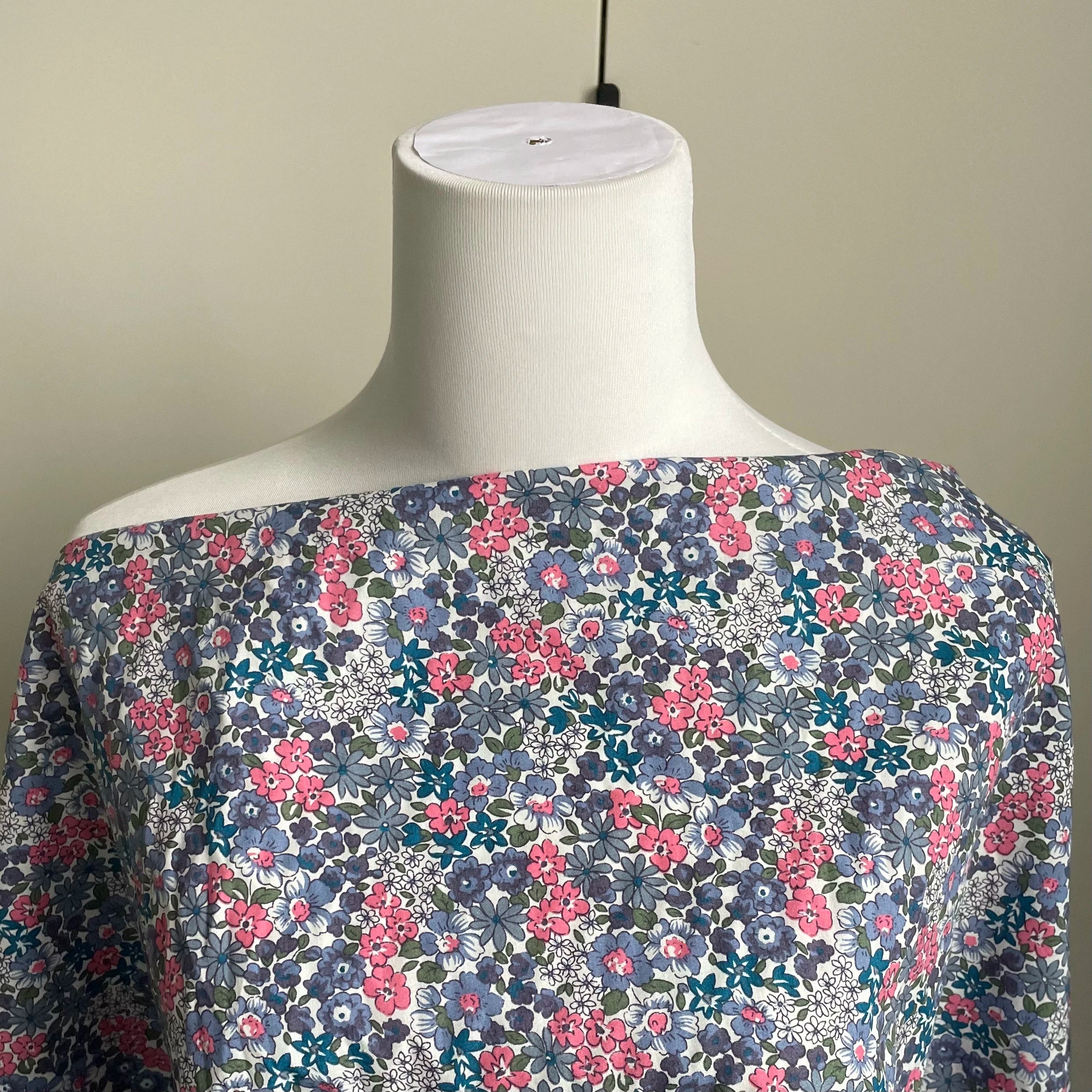 145x50cm Floral 100% Cotton Digital Print Fabric for Sewing