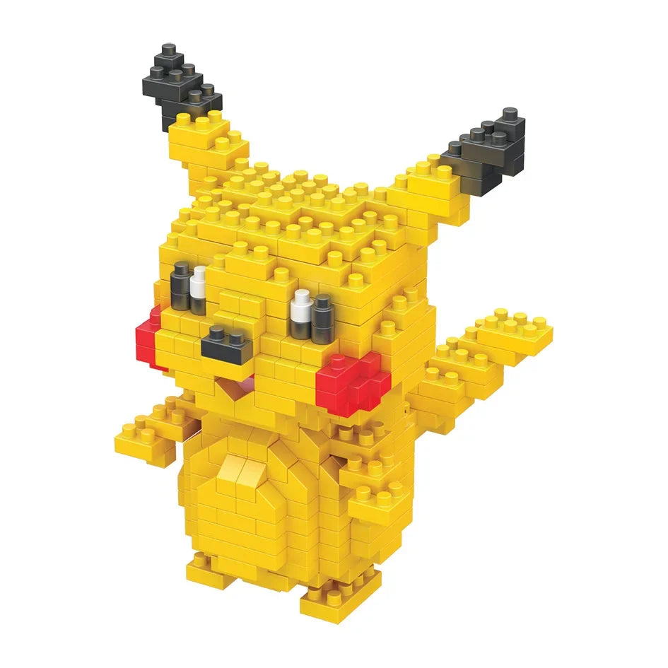 Mini Pokémon Building Blocks – Pikachu, Charizard, Eevee, Mewtwo