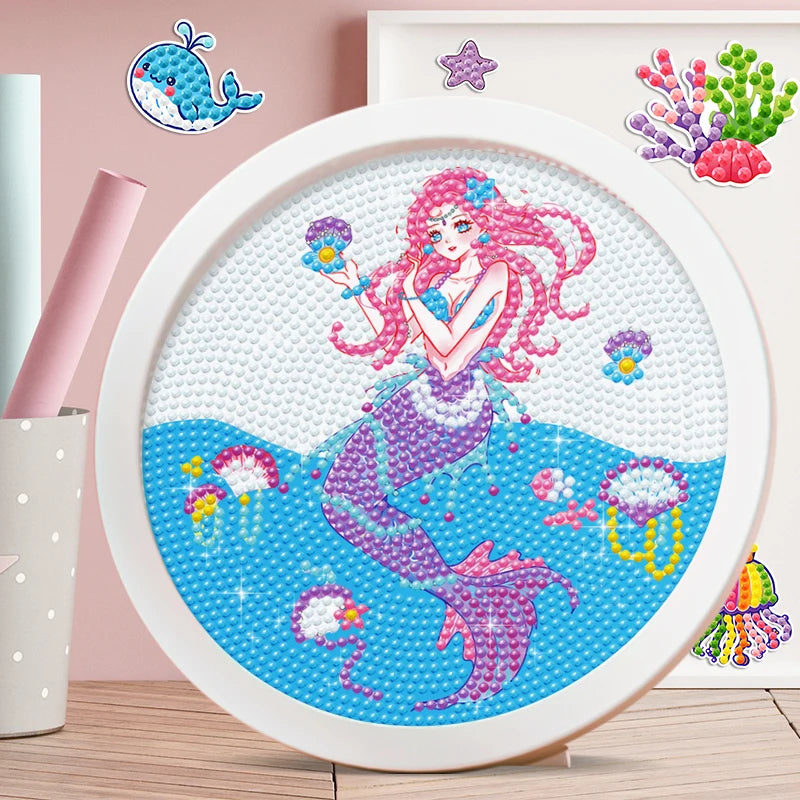 DIY Diamond Painting Unicorn Mermaid Kit