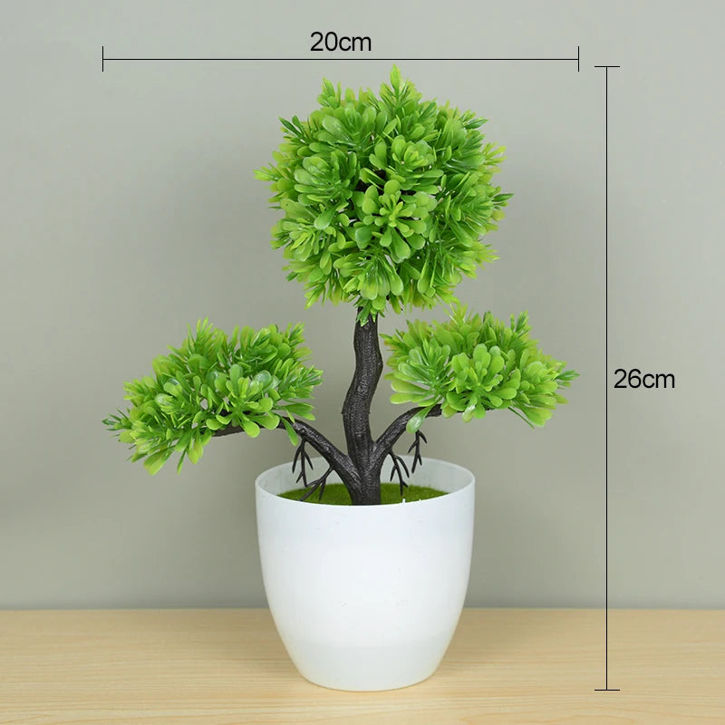 Artificial Bonsai Tree in Pot for Home Decor