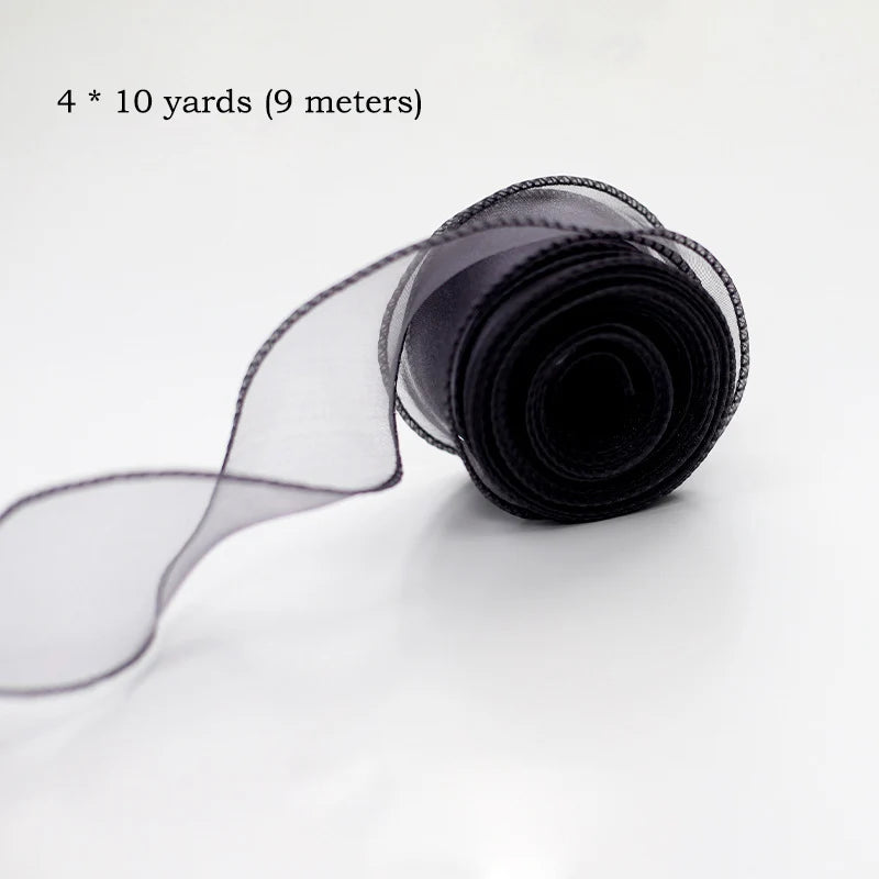 10 Yards Chiffon Silk Ribbon Roll – DIY & Decoration