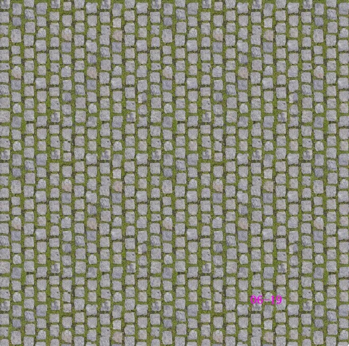 Miniature Road & Pavement Sticker Set (2pcs, 21x29cm)