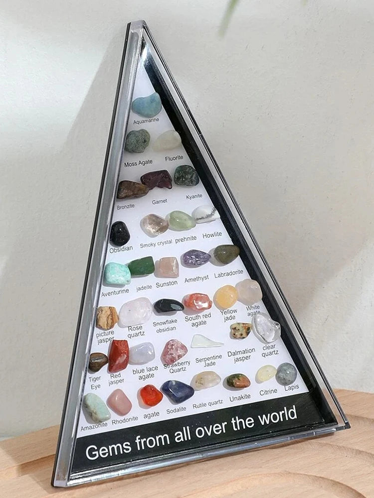 36pcs Chakra Gemstone Crystal Healing Set