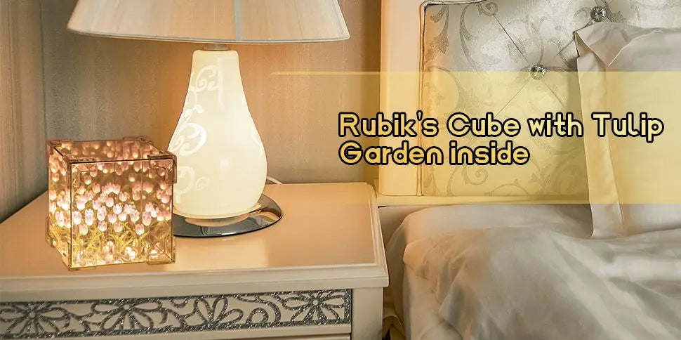 DIY Tulip LED Night Light & Mirror Cube Gift