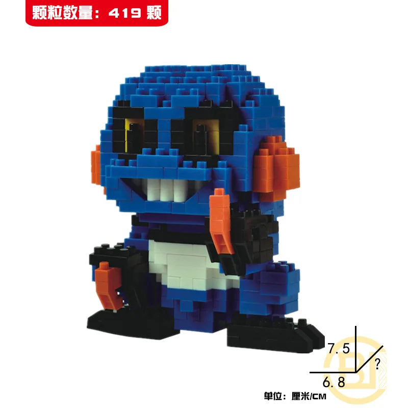 Mini Pokémon Building Blocks – Pikachu, Charizard, Eevee, Mewtwo