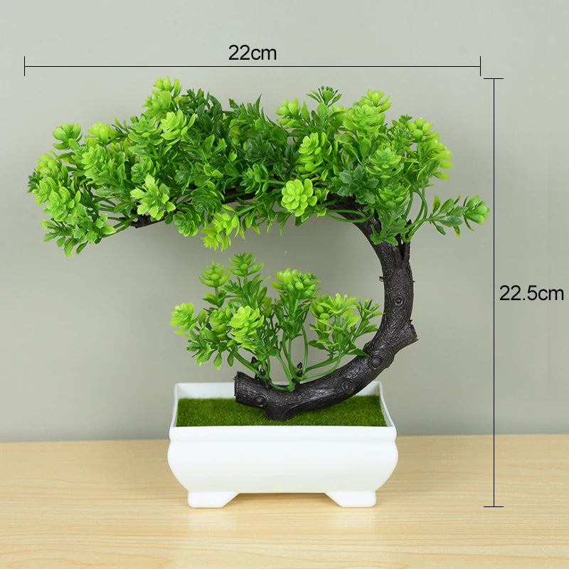 Artificial Bonsai Tree in Pot for Home Decor