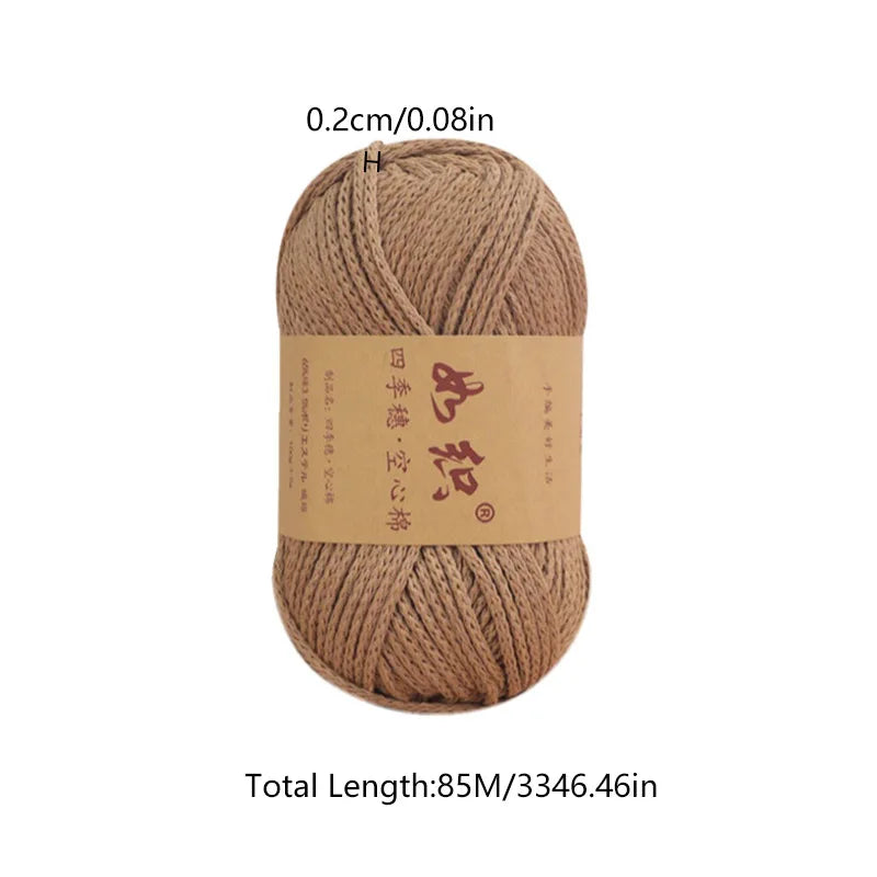 Crochet Cotton Yarn – Soft Worsted Baby Milk Cotton Thread