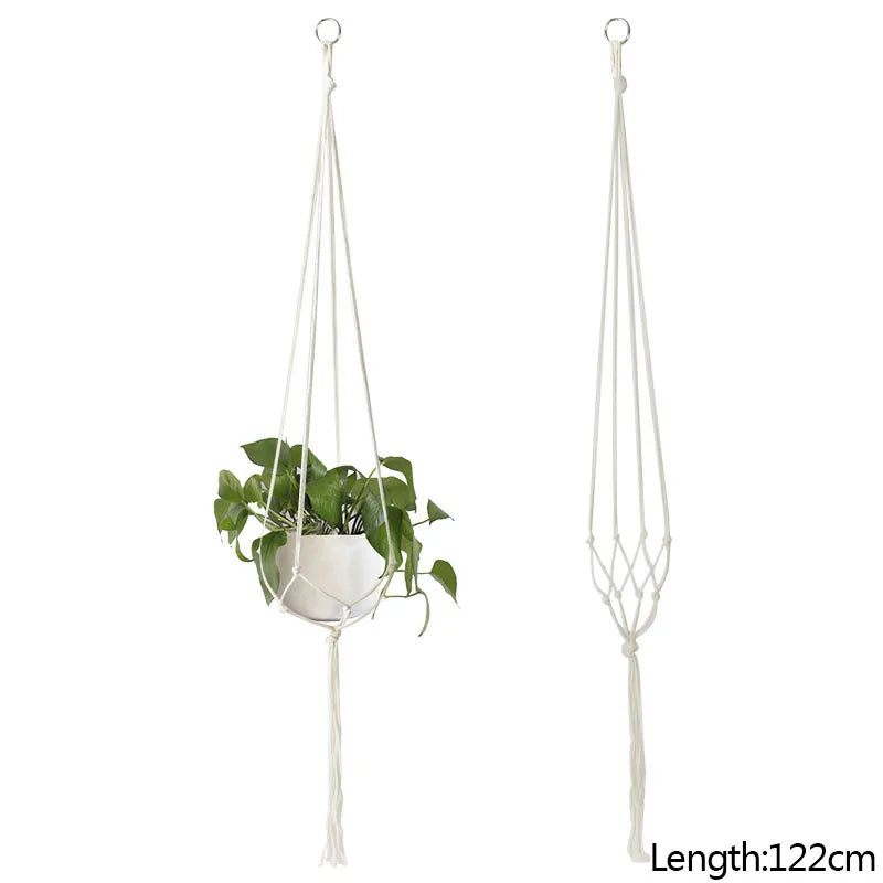 Macrame Plant Hanger Rope Basket Holder