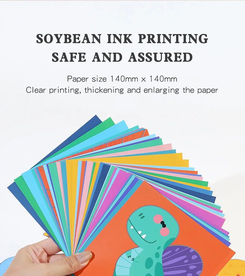 Kids Animal Origami Paper Cutting Book