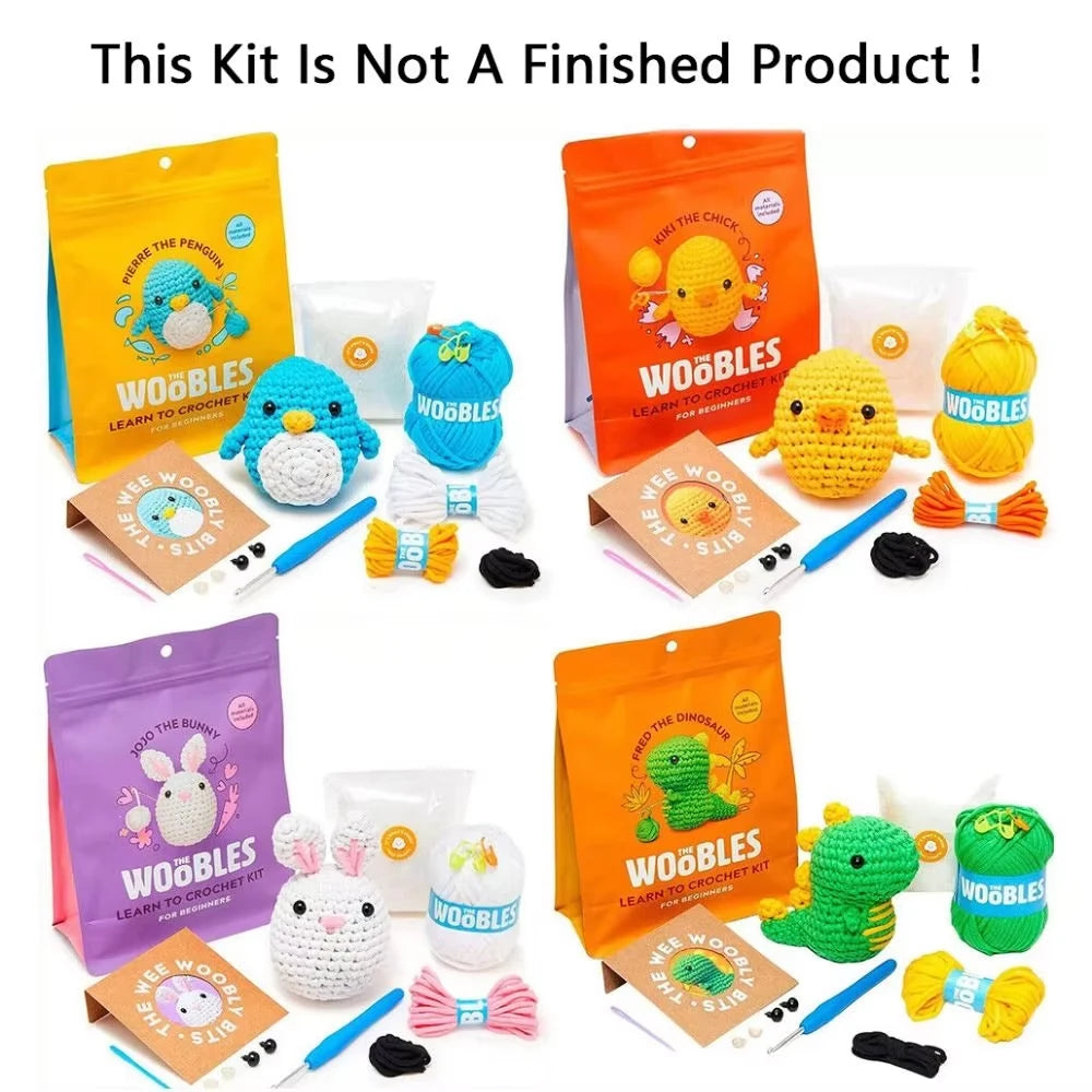 Kids Beginner Crochet Animal Kit